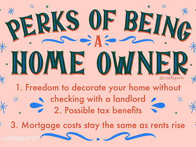 Perks hand lettering home owner lettering perks real estate type typography