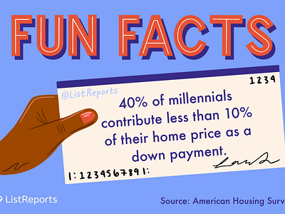 Fun Fact check fun hand home illustration listreports real estate