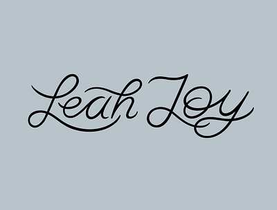 Leah Joy calligraphy cursive design hand lettering illustration lettering logo poetry type typography