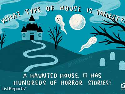 Haunted House cemetery ghost hand lettering haunted haunted house house illustration lettering typography