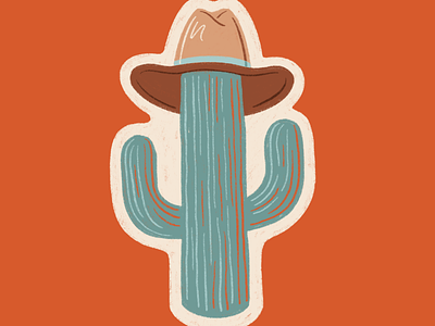 Cowboy Cactus america cactus cowboy hat plant southwest texture