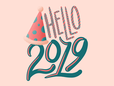 Hello 2019 2019 apple pencil calligraphy clean color design flat font hand lettering happy holidays happy new year illustration lettering minimal new year procreate typogaphy typography vector winter