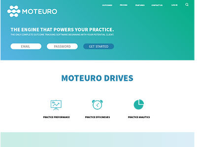 Moteuro Website branding clean design healthcare icon logo medical vector web website website concept website design