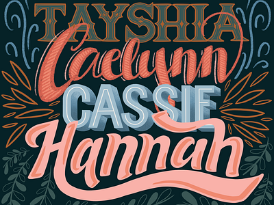 Hometowns hand lettering illustration lettering type typography