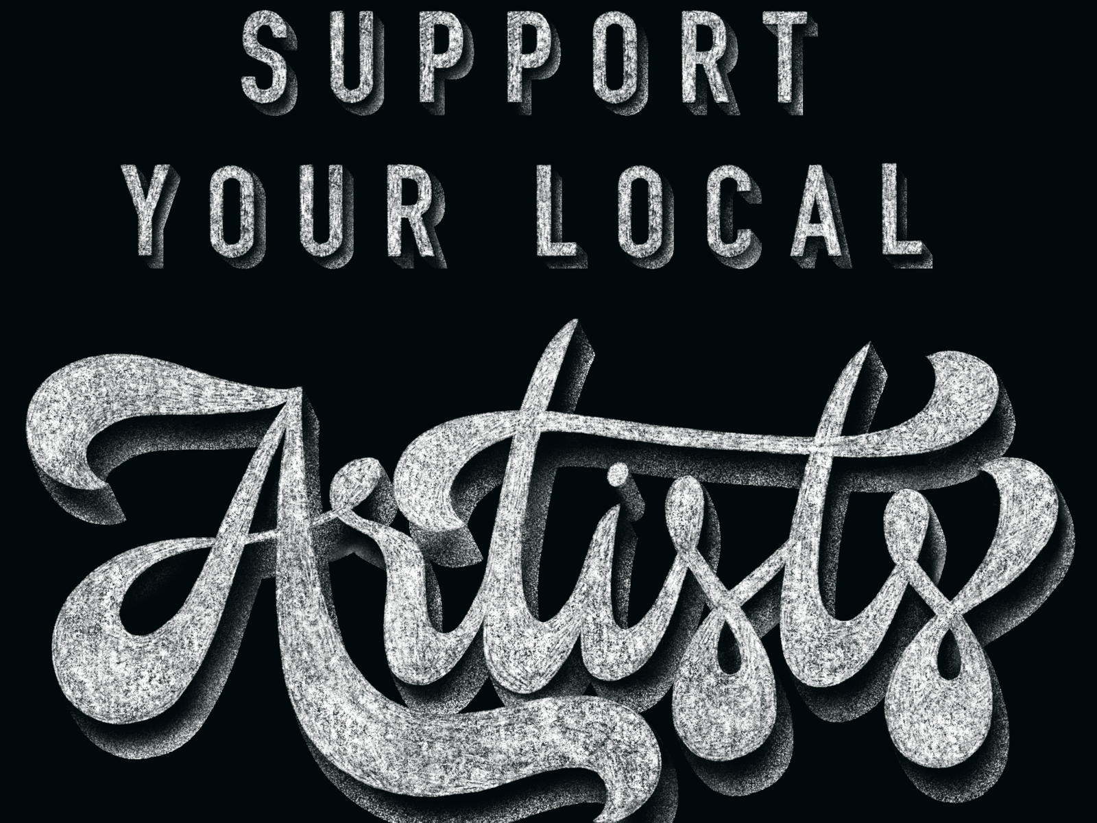 Support your local artists by Andrea Rochelle on Dribbble