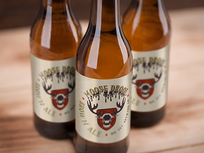 Moose Drool Branding beer beer label brewery brewery logo clean design hand lettering illustration lettering packaging packagingdesign type typography