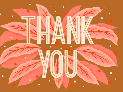 Thank you by Andrea Rochelle on Dribbble