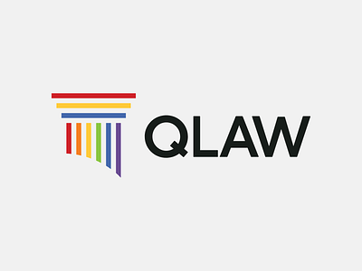 QLAW Updated Logo brand branding creative direction identity illustration logo