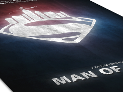 Man of Steel Minimalist Poster man of steel minimalism movie posters