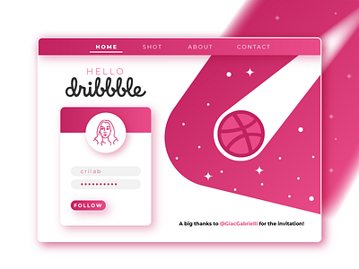 Hello Dribbble