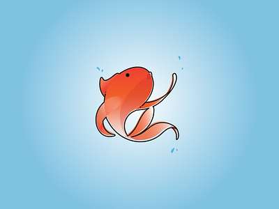Goldfish - Illustration adobe art direction concept design graphic icon illustration illustrator relax summer vector