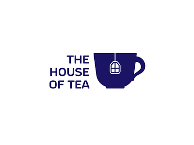 The House of tea adobe brand identity branding concept design flat flat design graphic graphic design icon logo vector