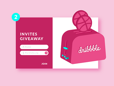 Dribbble Invites | Giveaway adobe art direction branding challenge concept design flat flat design giveaway graphic graphic design icon idea illustration illustrator invitation invites logo shape vector