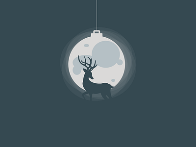 Xmas Deer | Illustration art direction concept design flat flat design graphic icon idea illustration illustrator shape shot vector