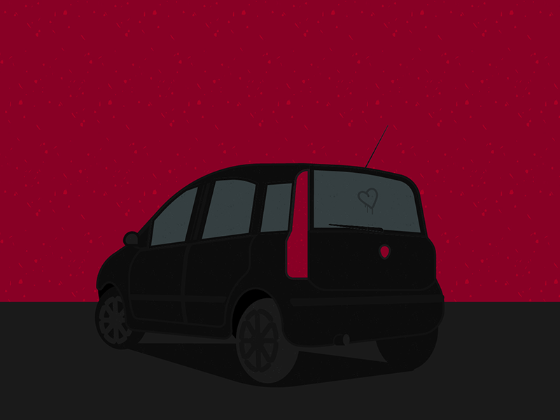 Dancing in the car illustration motion by Cristina Labib on Dribbble