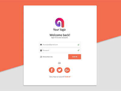 Website Log in & Register page design branding design illustrator login page logo register form sign in form sign up form typography ui ux web website