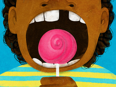sweet tooth candy child illustration kidslit lollipop sweet tooth sweets