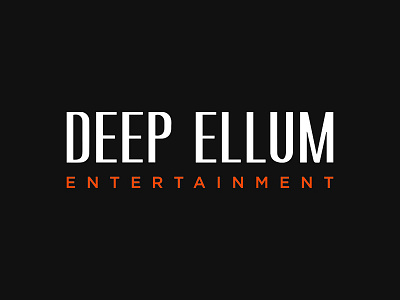 Deep Ellum Entertainment Brand Design brand design branding
