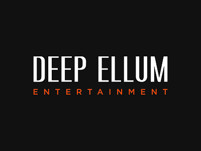 Deep Ellum Entertainment Brand Design