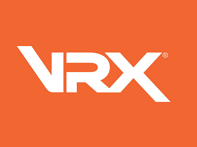 VRX Global Logo branding logo orange