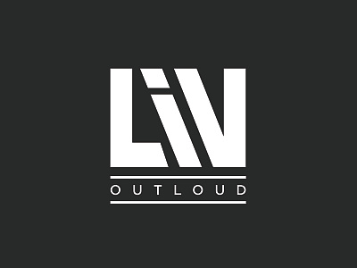 Liv Out Loud album branding logo retro