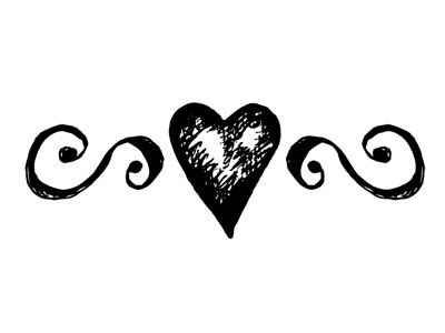 Gypsy Heart Icon hand drawn icon