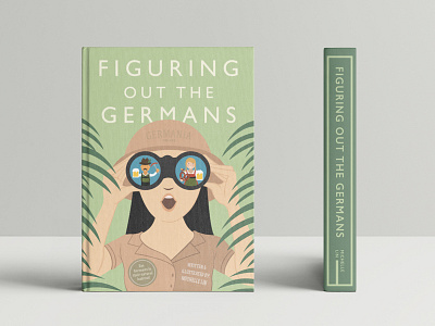 Figuring out the Germans branding design illustration vector