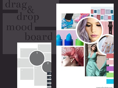 Mood Board Fashion Chic drag and drop drag n drop fashion feminine design mood board mood board template mood boards moodboard moodboard template moodboards photoshop photoshop template smart objects template