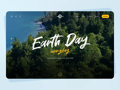 Earth Day 2021 branding earth earth day travel ui ui design ux ux design web web design
