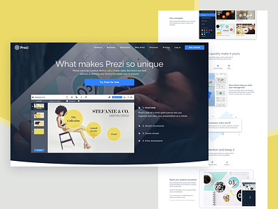 Prezi Product Page