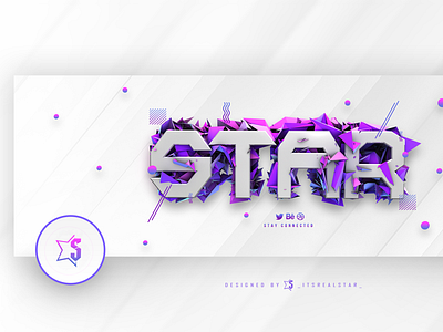 Abstract style header design | STAR |