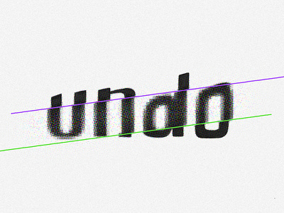 Command + Z handdrawn handlettered handlettering lettering type typography undo