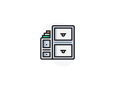 #File cabinet ⇀ icon icons illustration illustrator sign symbol vector website