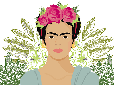 Frida Kahlo artists graphic design icons illustration