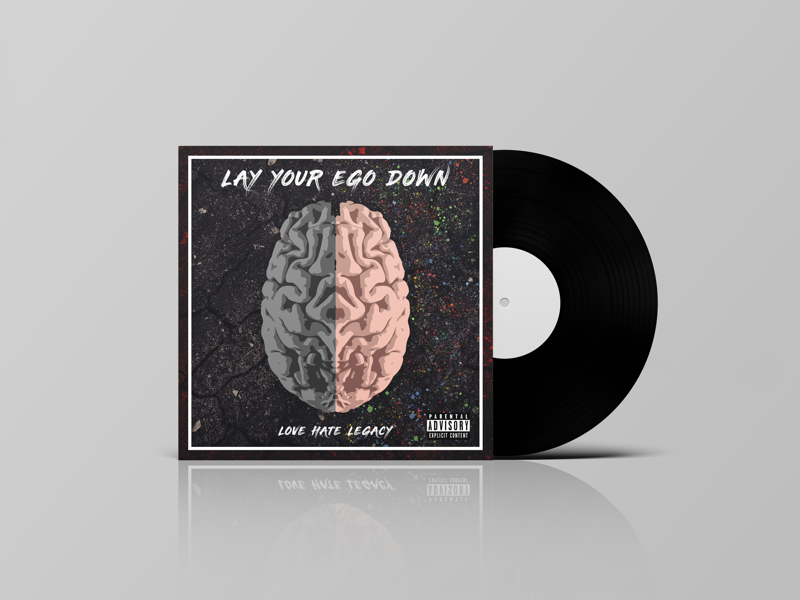 First draft for Lay Your Ego Down album cover! illustrator illustration cover design art album