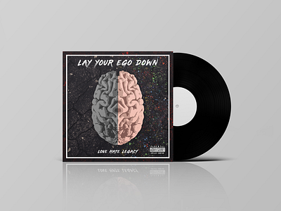 First draft for Lay Your Ego Down album cover! album art cover design illustration illustrator