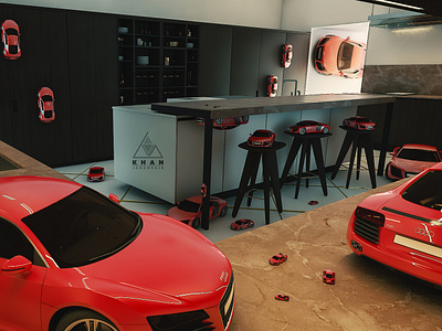 Crazy kitchen interior visualization 3! :-)