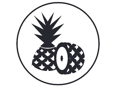 PineApple apple logo pineapple sticker