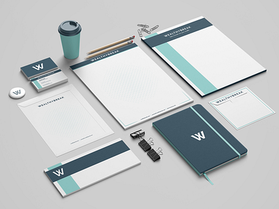 WealthyBreak stationery set