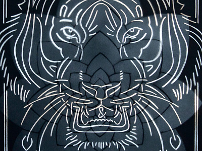 Tiger&Woods Poster band poster decibel festival handmade lettering line work poster poster design spray paint tiger tigerwoods