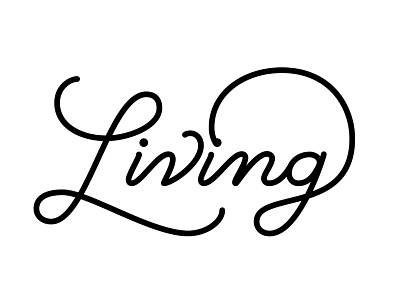 Living Lettering custom type lettering living type typography
