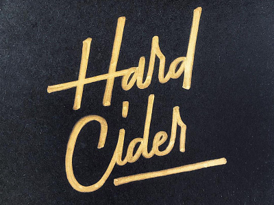 Hard Cider cider hard cider lettering sharpie type typography