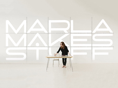 Marla Makes Stuff grid lettering letters marla makes stuff type typography