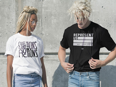 Represent Us america apparel lettering politics represent represent us representation tee tee design tee shirt type usa