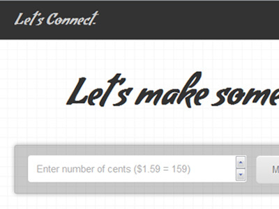 Sony // Make Change Part 1 css3 form html5