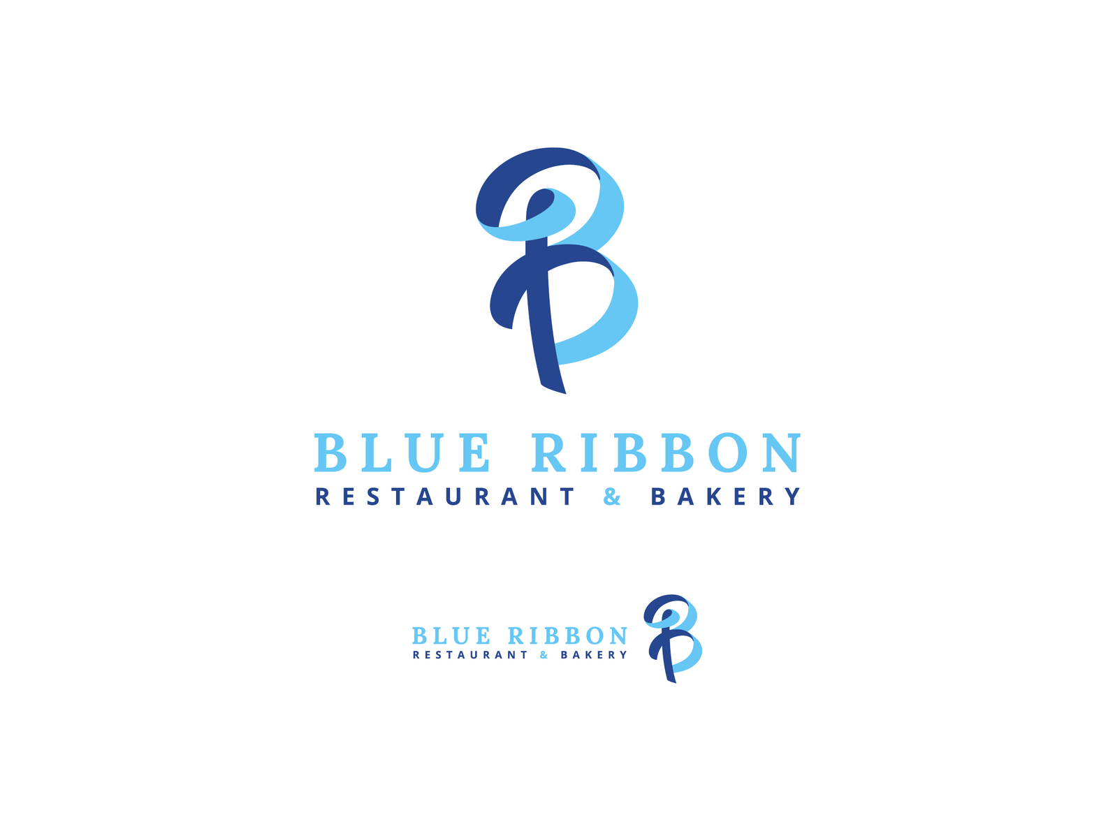 blue-ribbon-restaurant-bakery-logo-by-joseph-tyburski-on-dribbble