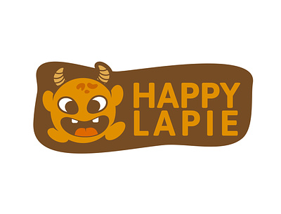 Happy Lapie - Cute monster Logo branding cute monster design icon illustration logo monster vector