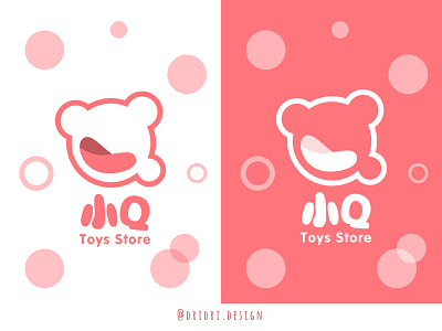 小Q - Toy store Logo branding children cute logo icon illustration logo toy store vector