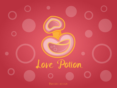 Love Potion branding design icon logo love love potion potion vector