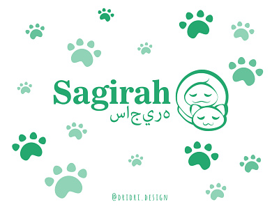 Sagirah - Muslimah Cat Logo branding cat design halal icon illustration logo muslim muslimah vector